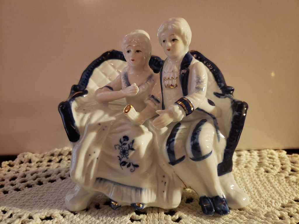 9 piece set of porcelain ceramic figurines